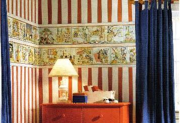 Wallpaper that covers a whole wall can be painted over (even if it's textured).