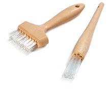 CLEANING TOOLS SPECIAL EQUIPMENT BRUSHES Hot Dog Roller Brush Special V shaped stiff polyester bristle design cleans hot dog rollers and connecting points at the side walls at one time Rids hot dog