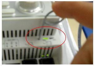 An excessive pressure on the service microswitch can permanently damage the UC.