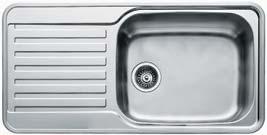 standard sink sizings, extra large, extra deep spacious sized bowls,