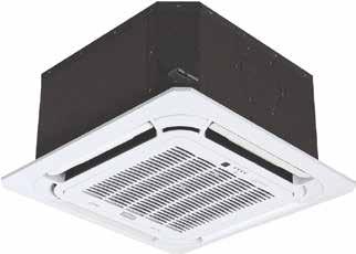 619R*C Cassette SINGLE ZONE RESIDENTIAL Sizes: 09 / 12 / 18 Select sizes are ENERGY STAR certified based on outdoor unit pairing Features: Available in 208/230V Modes: Cool, Heat, Dry, Fan, Auto