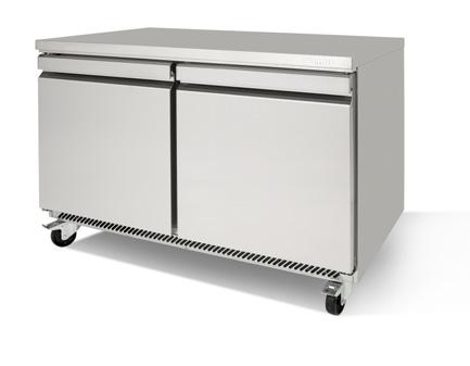 UNDERCOUNTERS UNDERCOUNTERS FREEZERS STANDARD FEATURES UNDERCOUNTERS EXTERIOR: - AISI 430 stainless steel - AISI 304 stainless steel top INTERIOR: - AISI 430 stainless steel INSULATION: DOORS: -