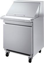 FOOD PREP TABLES SANDWICH SALAD PREP TABLES - MEGATOP UC27PMT UC60PMT 1/6 1/6 ETL LISTED TO UL471 standard and santiation classified to NSF / We reserve the right to change