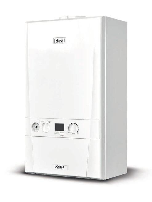 LOGIC+ SYSTEM 11 CONTROLS DISPLAY CH temperature to radiators Static fault codes Last 3 faults Venting function Change pump speed CLEARANCES & DIMENSIONS.