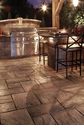 Rivenstone pavers with Copthorne accent and