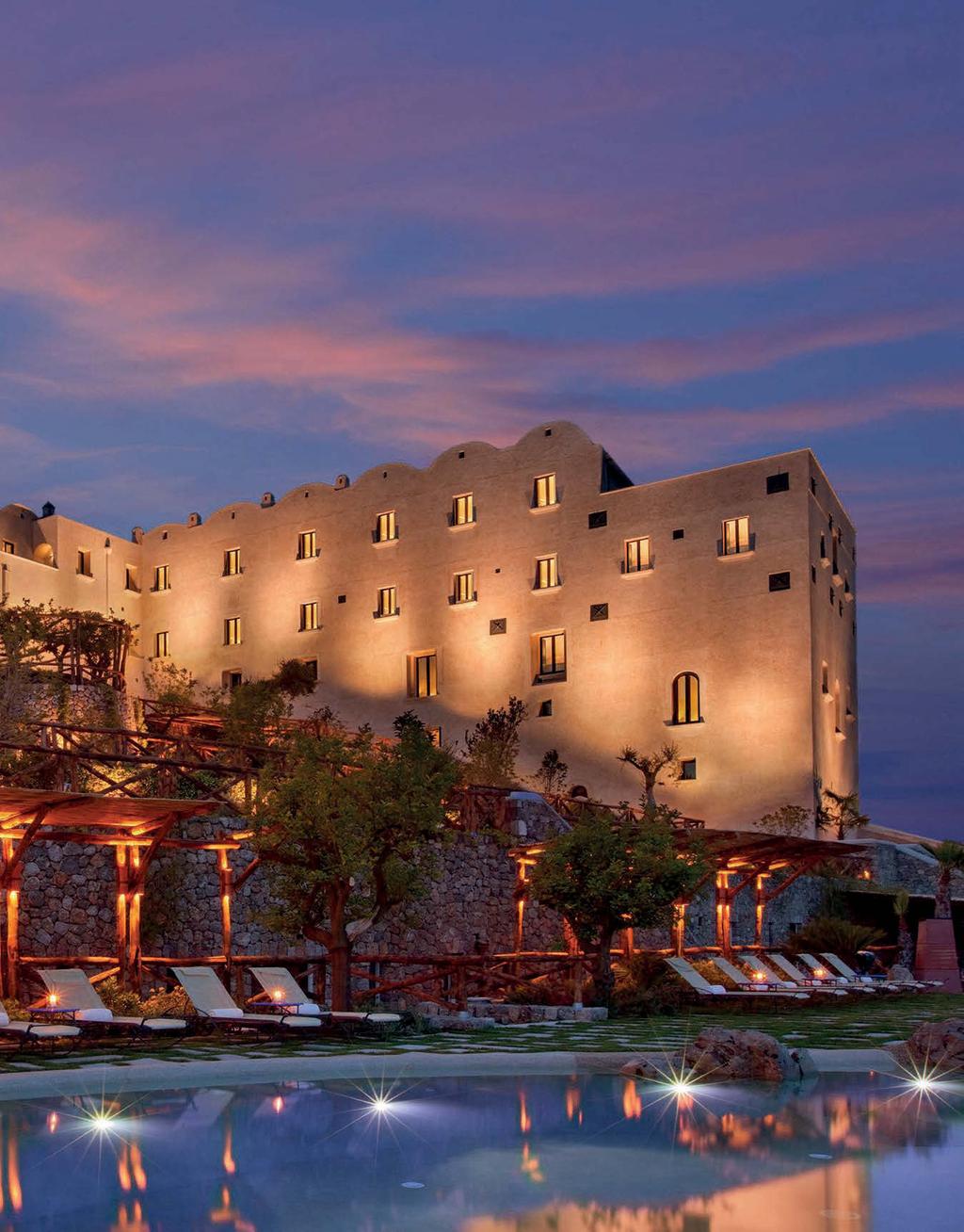 Monastero Santa Rosa Hotel and Spa is perched between sea and sky on a cliff edge on Italy s Amalfi Coast.