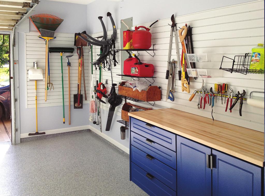 These systems were custom designed to satisfy the needs and tastes of each homeowner. What would you have in your garage?