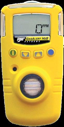 GasAlert Extreme Single-Gas Detectors GENERAL SPECIFICATIONS Size Weight 1.1 x 2.0 x 3.75 in. / 2.8 x 5.0 x 9.5 cm 2.9 oz. / 82 g Typical battery life Certifications h and approvals 1.