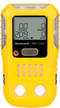 BW Clip4 Multi-Gas Detector GENERAL SPECIFICATIONS Size 12.0 x 6.8 x 3.2 cm / 4.7 x 2.7 x 1.3 in. Weight 233 g / 8.2 oz.
