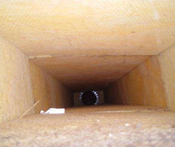B Cavity used for return is not insulated and is not air sealed, which will
