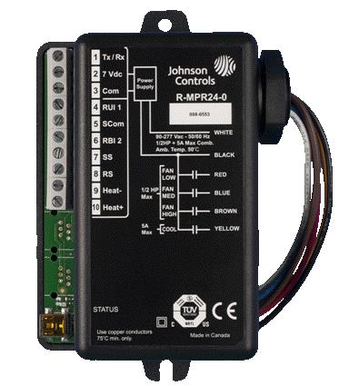 TEC2620 Series Non-Programmable Fan Coil Network Thermostat ler and Remote I/O Relay Packs TEC2620H-0, TEC2620C-0, TEC2620H-0+PIR, TEC2620C-0+PIR, TEC2621H-0, TEC2621C-0, TEC2621H-0+PIR,