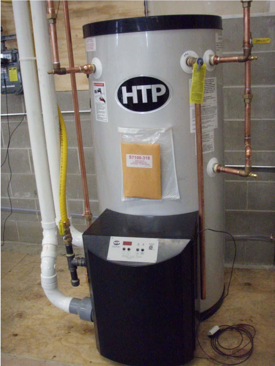 Storage water heater based system Cold In from Mains DHW Loads Hot Space Heating