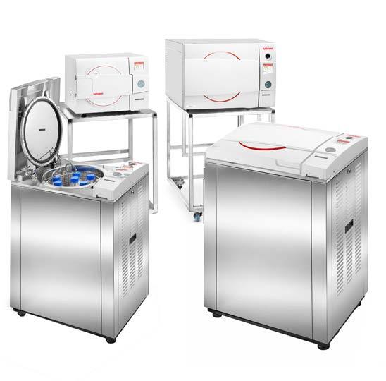 Technical Specifications Heidolph Tuttnauer Laboratory Suitable for: and Benchtop Vertical Autoclaves Glassware Wrapped Liquids Media Advanced Laboratory Autoclaves 70 0 50 55 850 870 Power Supply