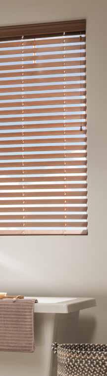 Woodwinds Wood Alloy Blinds Aria Advanced Faux Wood Blinds A great alternative to real wood blinds, the Comfortex Alternative Wood Blind