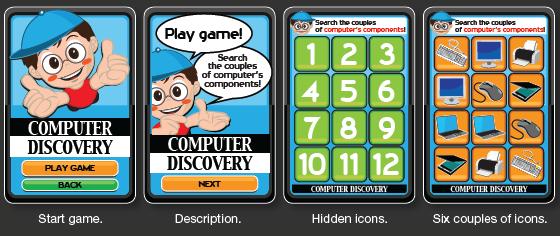 Žaisti žaidimą (Play Game): pradės žaidimą iš pradžių; Toliau (Next): parodys žaidimo komponentus. Kai paspausite Toliau (Next), jums bus parodyti žaidimas, jo komponentai ir instrukcijos.