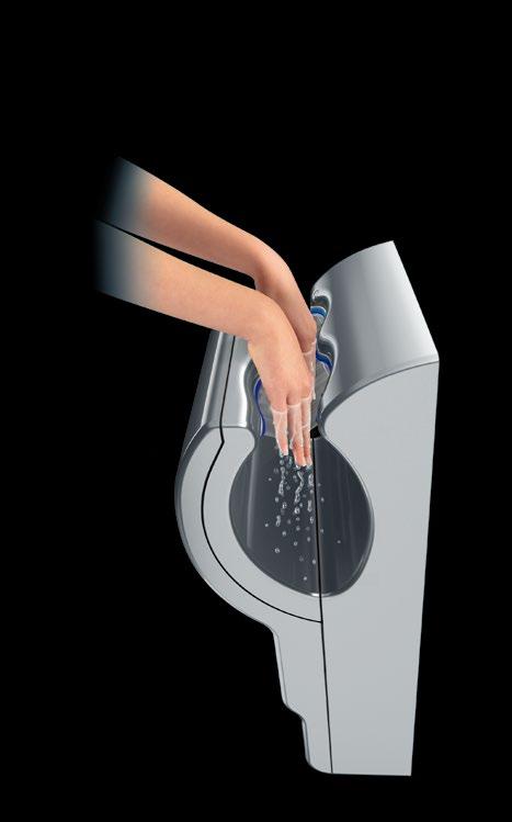 The fastest, most hygienic hand dryer. Fast drying The original Dyson Airblade db hand dryer produces sheets of air travelling at up to 690 km/h.