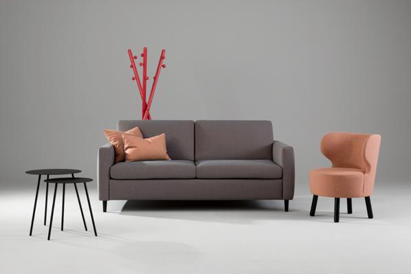 Additional furniture in image: Sputnik table ø45, Sputnik table ø38, Scutter cushions, Twiggy coat hanger, Cute easy chair.