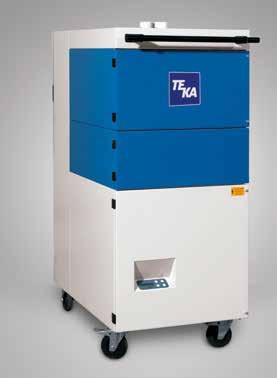 15 CARTMASTER Cartridge filter unit Stationary, mobile filter units with fullyautomatic, contamination-dependent filter dedusting system.