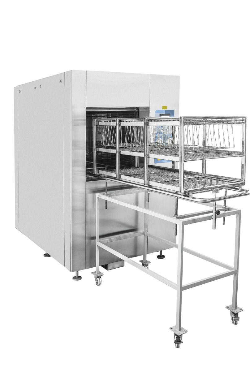 HORIZONTAL AUTOCLAVE Autoclave with special features