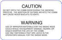 3 For Your Safety Location Warning label Description 2 Hot steam warning There is a risk of scalding posed by the hot steam coming out when the appliance door is opened.