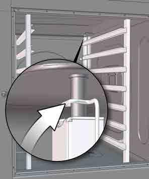 4 How to Cook with Your Combi Steamer Installing the racks 1. Follow the same steps used to remove the racks, but in opposite order. 2.