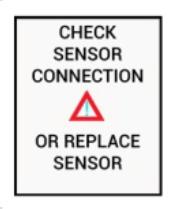 If the sensor is not fully inserted into the six-pin socket, or if it is defective, the instrument will not come out of the Warm Up mode for proper operation when the