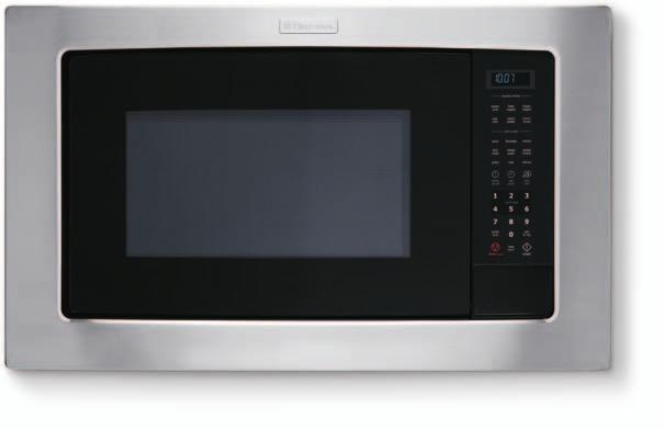 Wall Ovens Built-In Microwave EI24MO45I B Microwave includes choice of 30" or 27" Trim Kit available in 3 colors (shown with 30" Stainless Steel Trim Kit).
