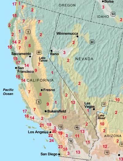 In Southern California, we are generally in one of three zones: 10a, 10b or 11 (some mountainous areas are in zones 9a or 9b).