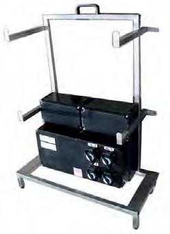 Mobile power distributors Trolley For