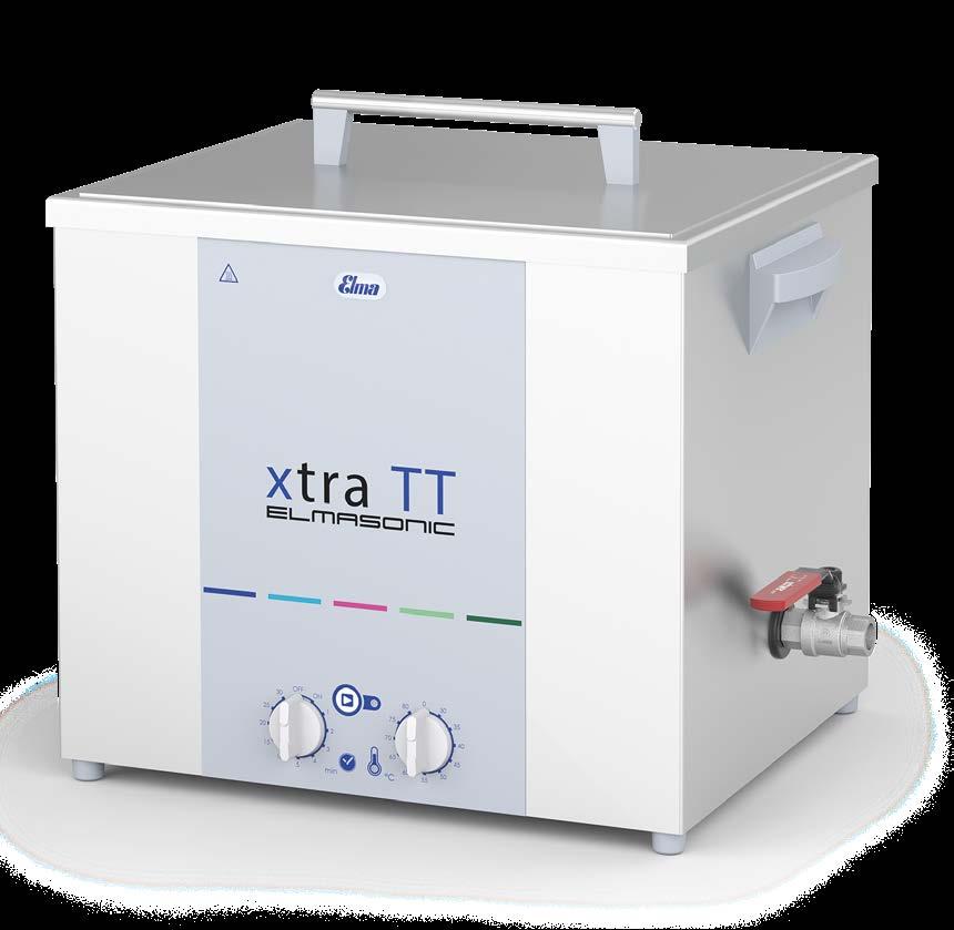 Elmasonic xtra TT Robust tabletop ultrasonic devices for heavy-duty applications Elmasonic xtra TT tabletop ultrasonic devices are designed for use in production environments, workshops and servicing.