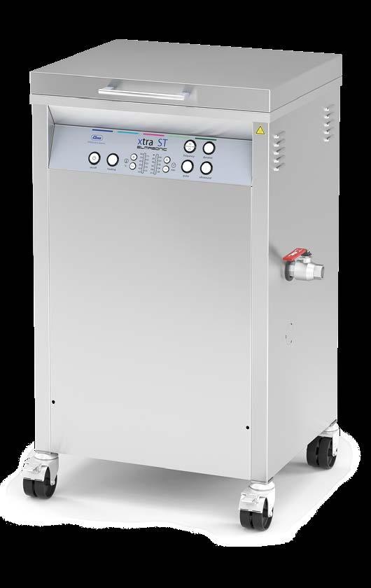 Elmasonic xtra ST Powerful ultrasonic single-tank devices With 8 different tank sizes, the Elmasonic xtra ST series has been designed for heavy-duty applications in production, workshops and service.