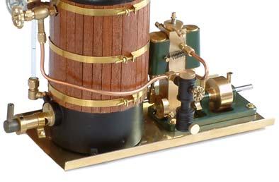 The steam engine Victor is able to run ship models up to 15 kg weight, Alex up to 10 kg without any problem.