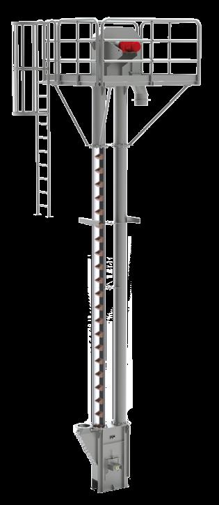 Conveyor Technology Conveyor Technology Bucket Elevators Belt bucket elevators Chain bucket elevators Maintenance platforms e X-X Drum c Single shaft screw h k C B B-B E L ges E A s X A A1 Belt