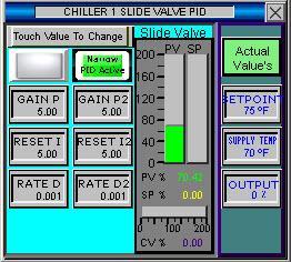 Tuning MXW Models MXW Chiller Type TUNING SELECTION MENU Please note: The Chiller Tuning screens require a higher level of protection (Level 2).