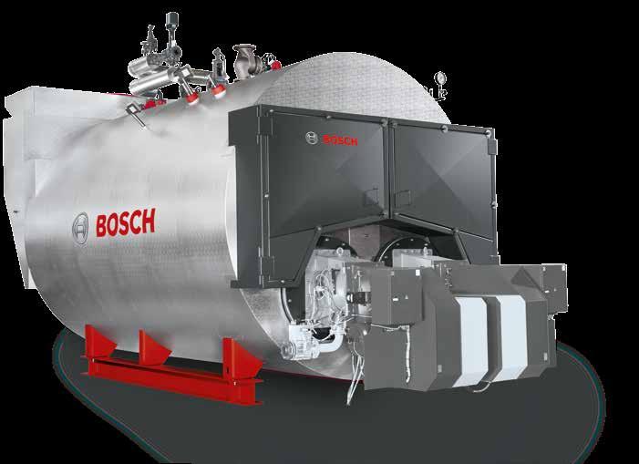 is a shell boiler in three-pass technology with