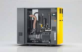 The engineering follows strictly the demands of the marine customers: Compact in dimensions, easy installation and very good access to the maintenance components are provided in each compressor size.