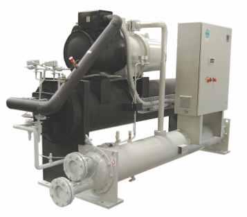 PRODIGY Water Cooled Screw Chillers KWS Series: DX Evaporator Screw Chillers Features & Benefits Kirloskar PRODIGY KWS series water cooled, DX evaporator screw compressor chillers are equipped with