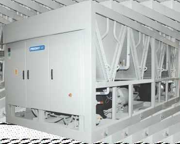 PRODIGY Air Cooled Screw Chillers KAS Series: DX Evaporator Screw Chillers Features & Benefits Kirloskar PRODIGY KAS series air cooled DX evaporator screw compressor chillers are equipped with one,