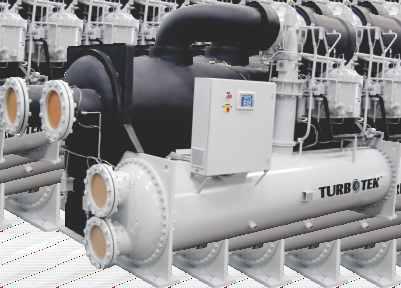TURBOTEK Centrifugal Chillers KSC Series: Single Compressor Centrifugal Chillers Features & Benefits Kirloskar TURBOTEK single compressor centrifugal chillers are certified in accordance with AHRI