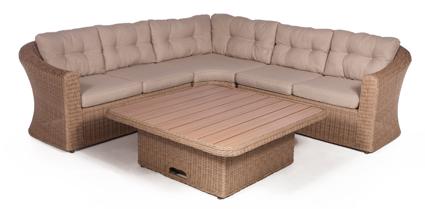 plastic and legs in eucalyptus wood cushion in polyester, 230g of 2 cm (1) table, 75 x 41 x 30, in Duranite