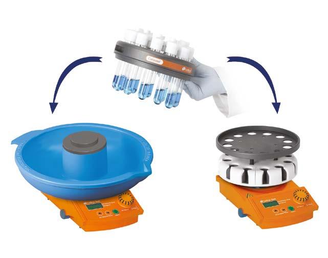 field of the stirring hotplate to stir all the positions evenly and powerfully Robust HDPE cooling reservoir is compatible with a wide range of cooling mixtures, including dry-ice/acetone for