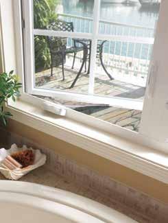 Since they operate without protruding, single and double hung windows are an excellent choice for A casement window is hinged at the side and opens outward like a door.