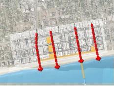 Celebrate Our Assets: Enhance the four major corridors to the beach.