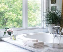 Shades in the bathroom provide privacy and comfort as you relax in the bath after a long day. Bathroom windows can be difficult to reach.