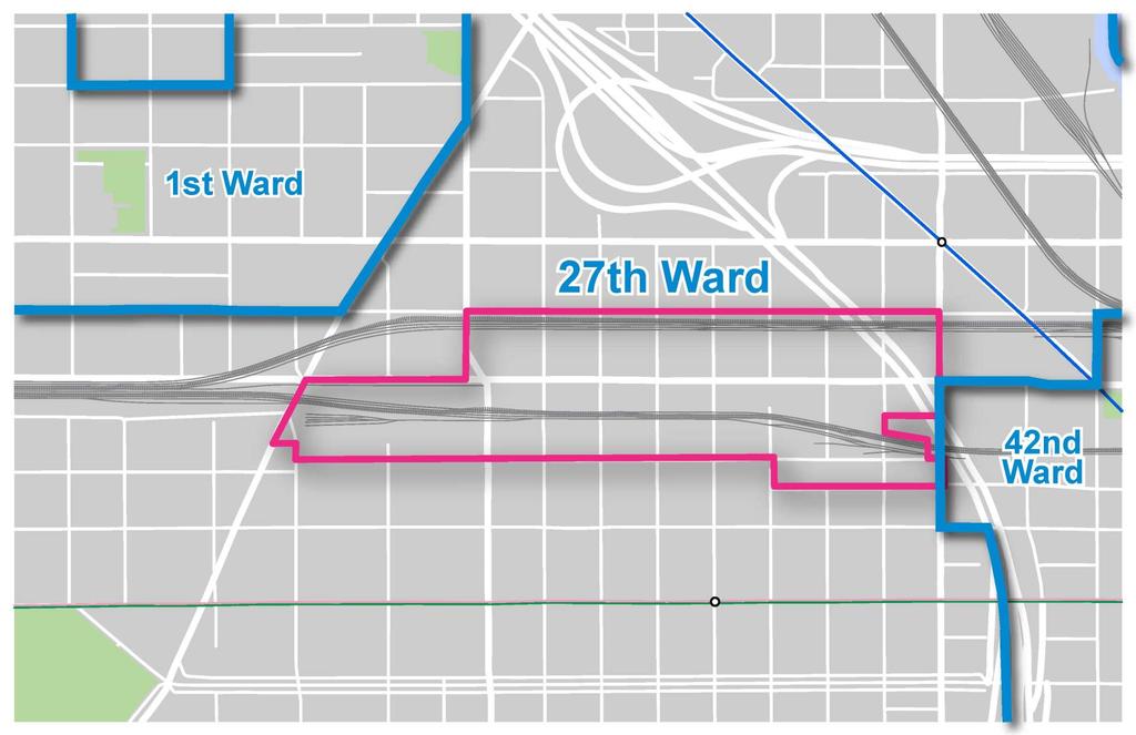 Halsted St Ward Map Grand Ave Kinzie St Carroll