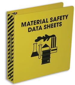 Use of MSDS Be sure to read the MSDS because they provide the information needed to protect users from any hazards that may be associated with the product.