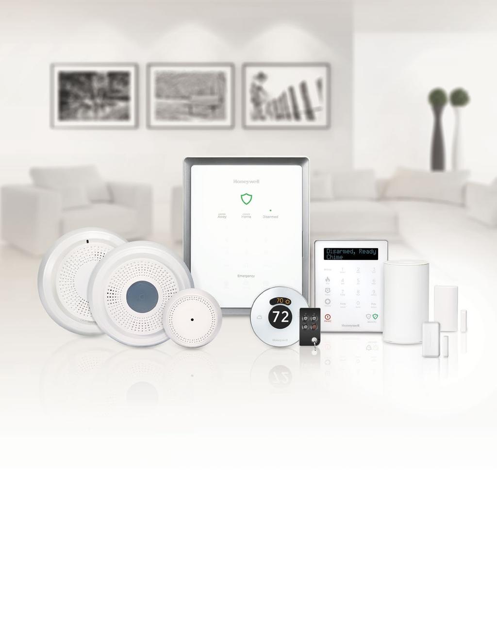 Lyric Wireless Family Whole-House Protection Lyric works with sensors featuring Honeywell SiX two-way wireless technology.