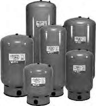 Series ETX, ETSX ( 1 2" 1 1 4") Pressurized Expansion Tanks for Heating and Cooling Systems* Designed to absorb the thermal expansion of hot water in closed loop heating systems.