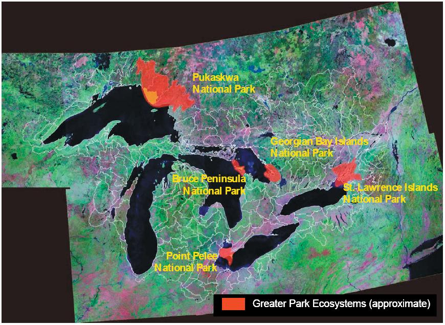 Monitoring in Ontario s Parks and Proctected Areas - 2005 Parks Canada s Evolving Monitoring Program for Ecological Integrity Since the release of the First Priority report Parks Canada s EI