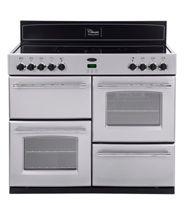 variable dual zone electric grill Dual fuel option 1 piece gas hob with 7 burners Silver Dual Fuel